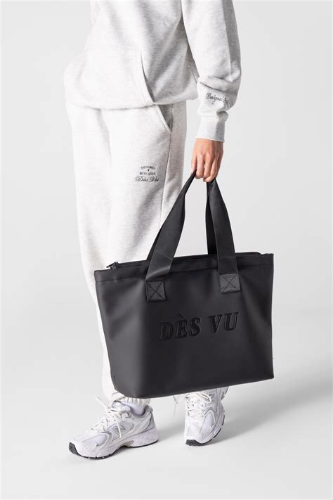 dès vu zip tote bag